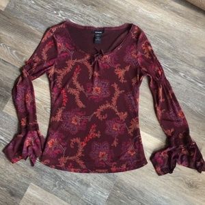 EXPRESS Shirt with Bell-like sleeves